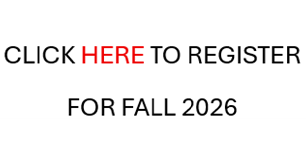 FALL 2026 REGISTRATION